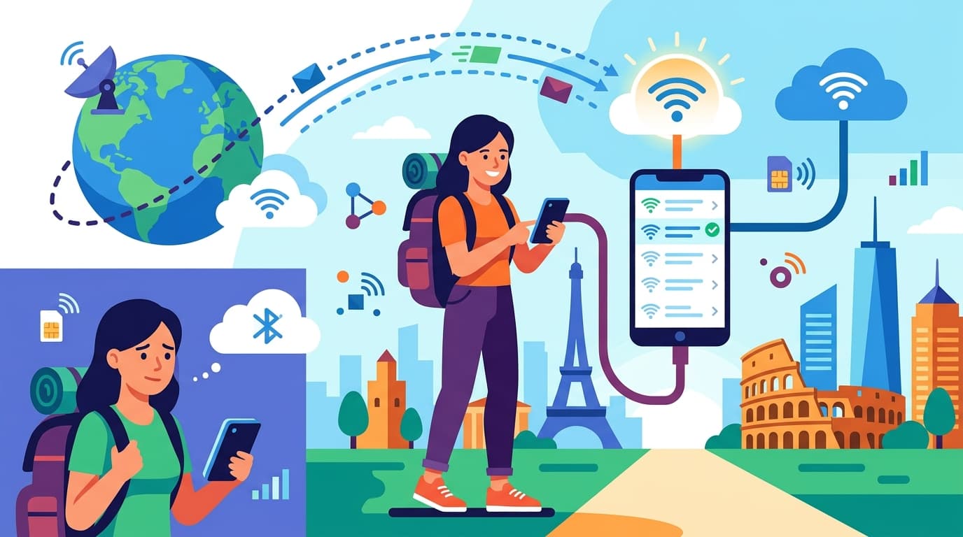 eSIM 네트워크 수동 선택: 연결 불안정할 때 조치 · 상황별 조치